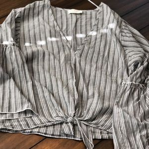 Lavender Field Tie Top